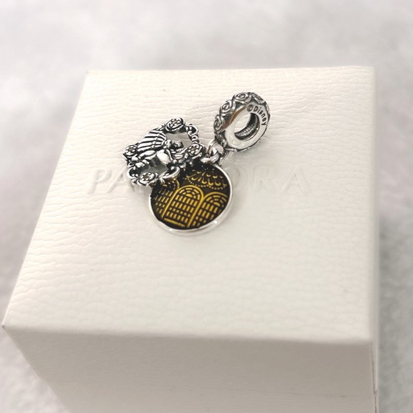 PANDORA Disney Beauty and the Beast Dancing Dangle Charm - Picture 7 of 7